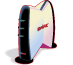 A graphic representing my wireless DSL router