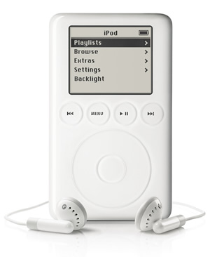 A lovely (copyrighted) photo of an iPod